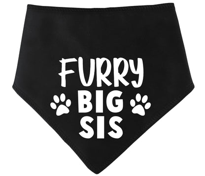 Furry Big Sis Dog Bandana