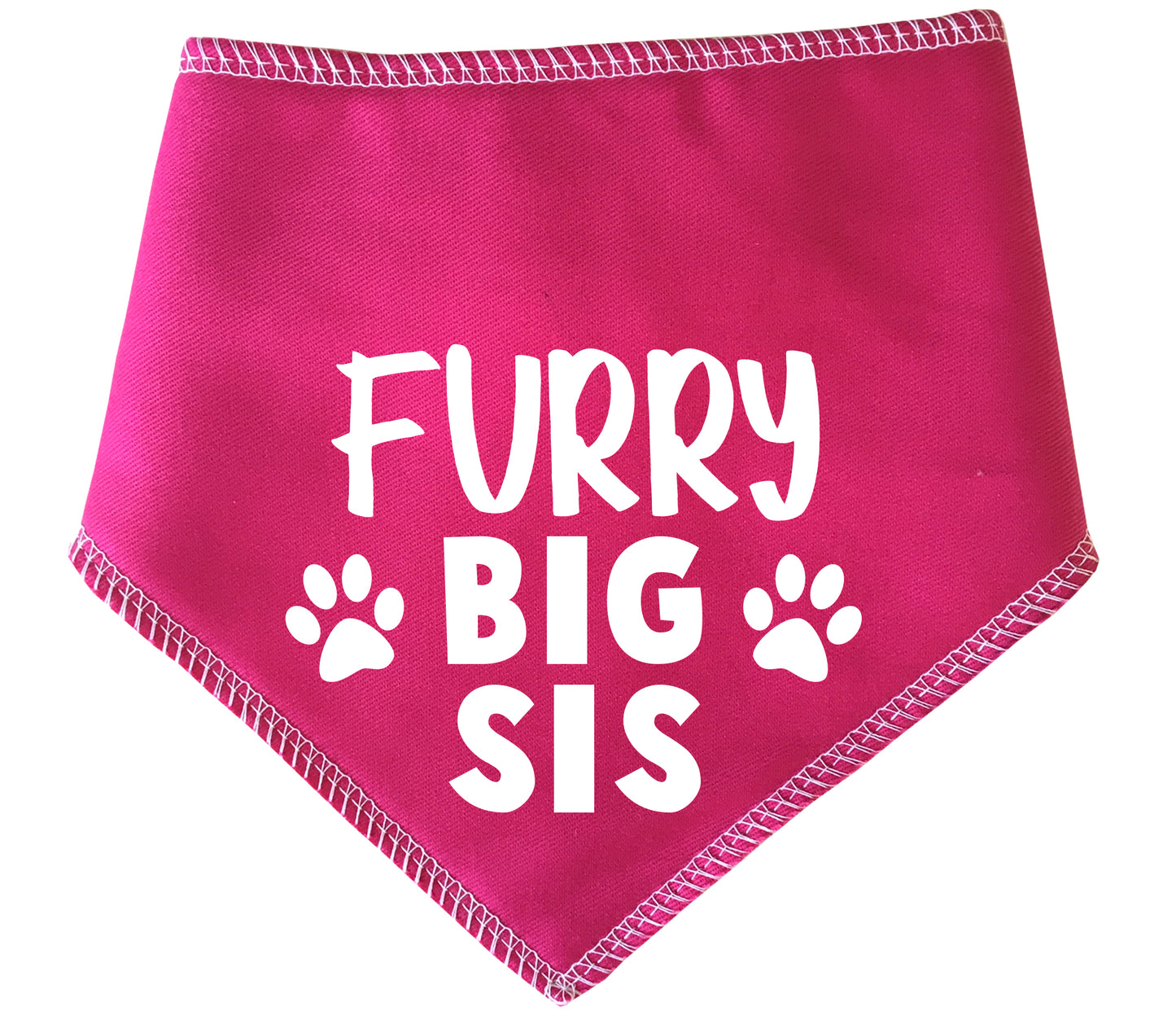 Furry Big Sis Dog Bandana