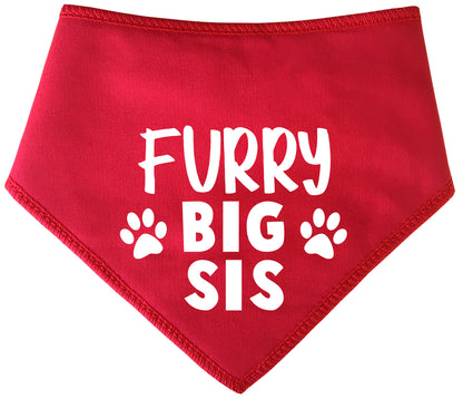 Furry Big Sis Dog Bandana