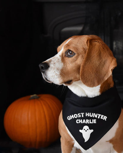 Ghost Hunter Any Name Dog Bandana