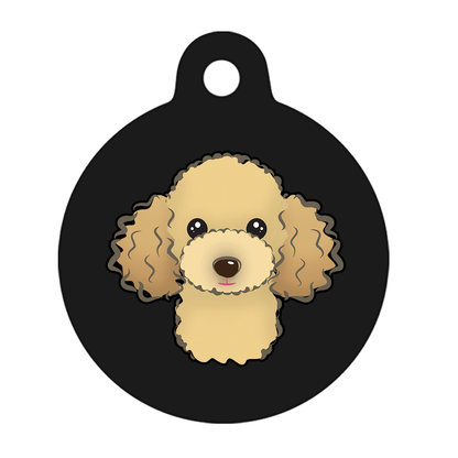 38mm Diameter Large Size - Poodle Design