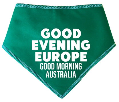 Good Evening Europe Eurovision Dog Bandana