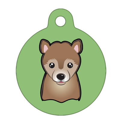 19mm Diameter Tiny Size - Shiba Inu Dog