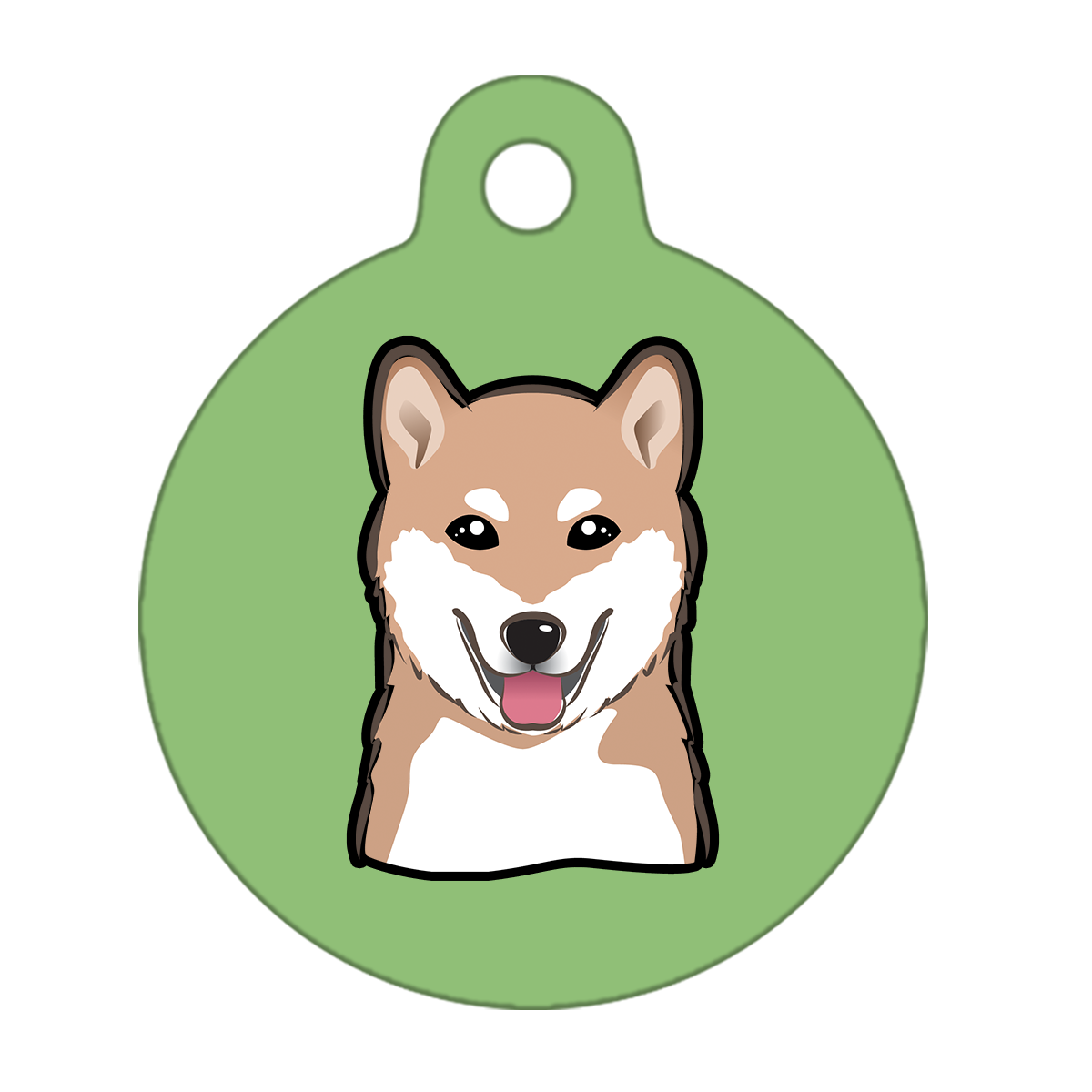 19mm Diameter Tiny Size - Shiba Inu Dog