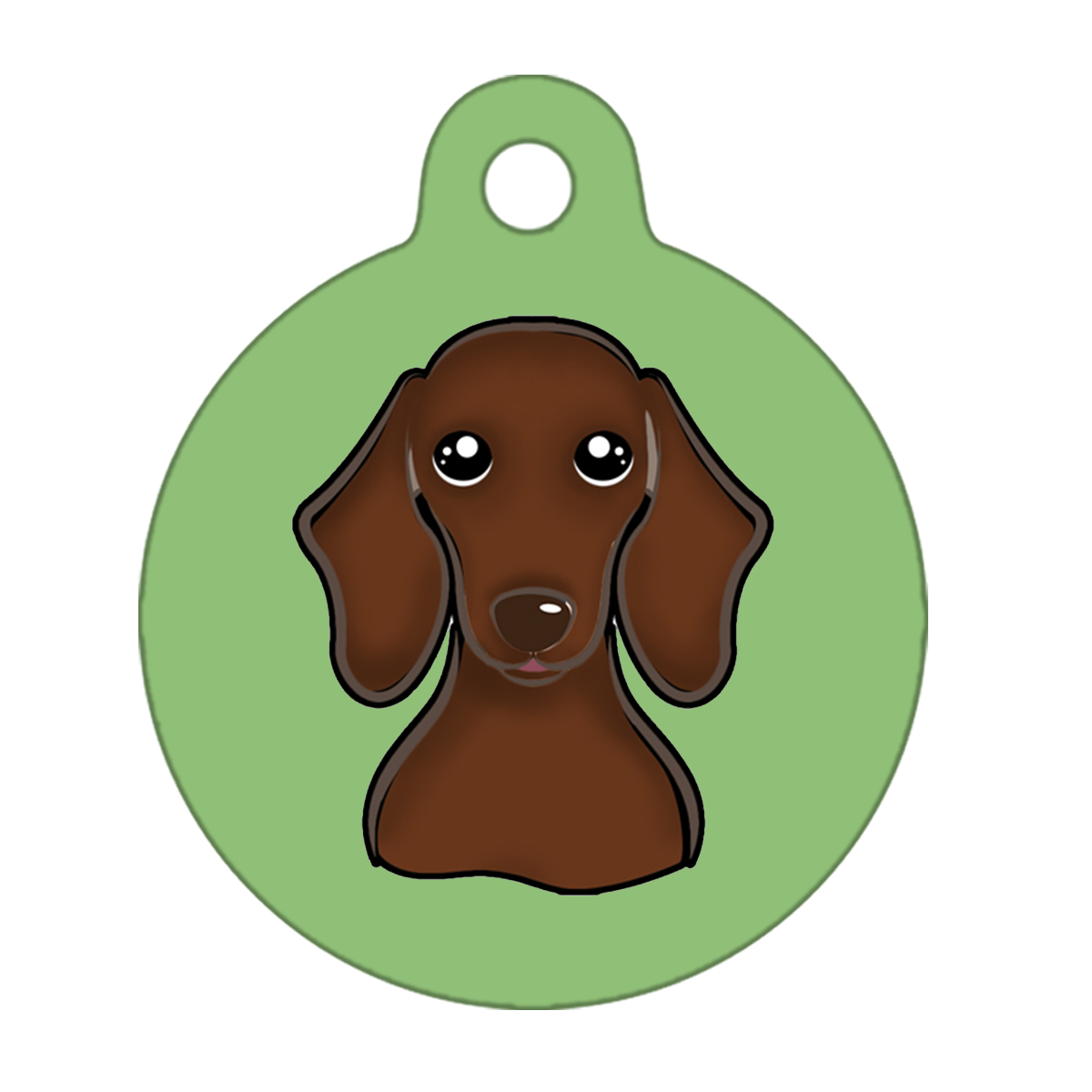 38mm Diameter Large Size - Dachshund Dog