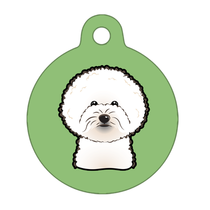 25mm Diameter Small Size - Bichon Frise Dog