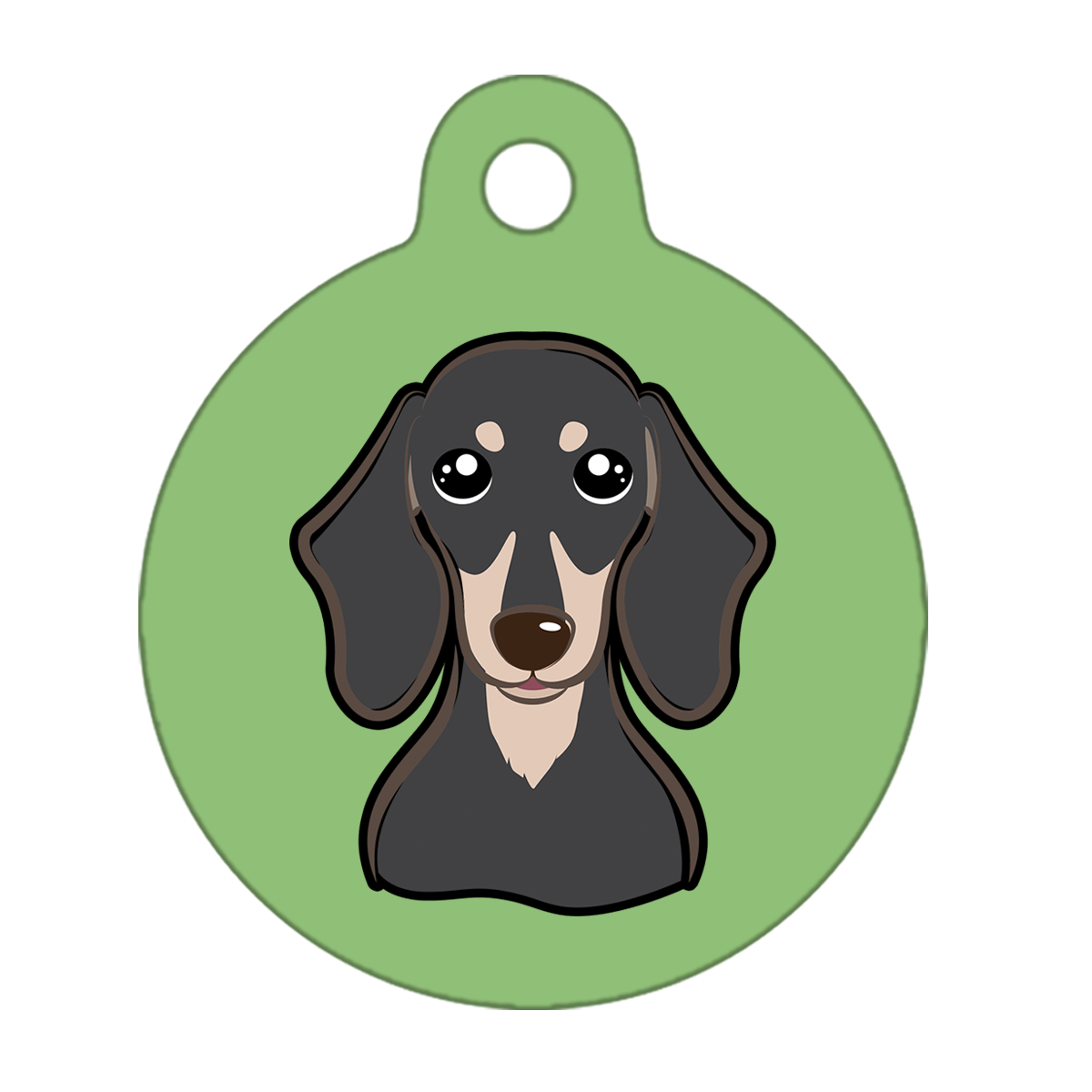 31mm Diameter Medium Size - Dachshund Dog