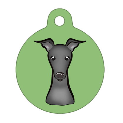 25mm Diameter Small Size - Whippet Dog