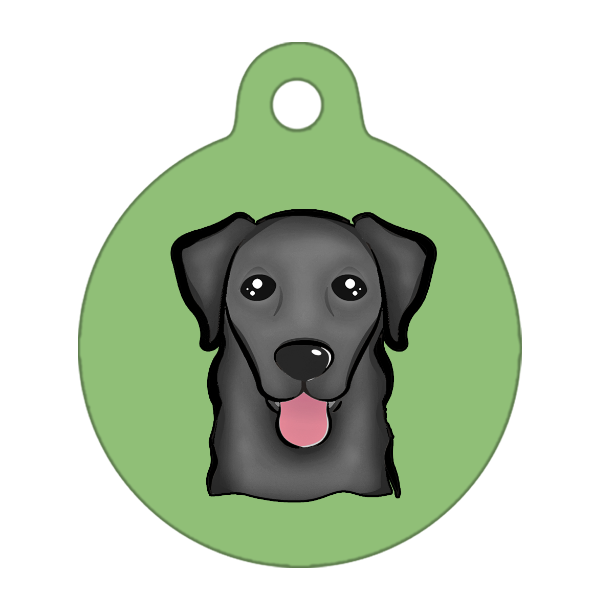 19mm Diameter Tiny Size - Labrador Dog