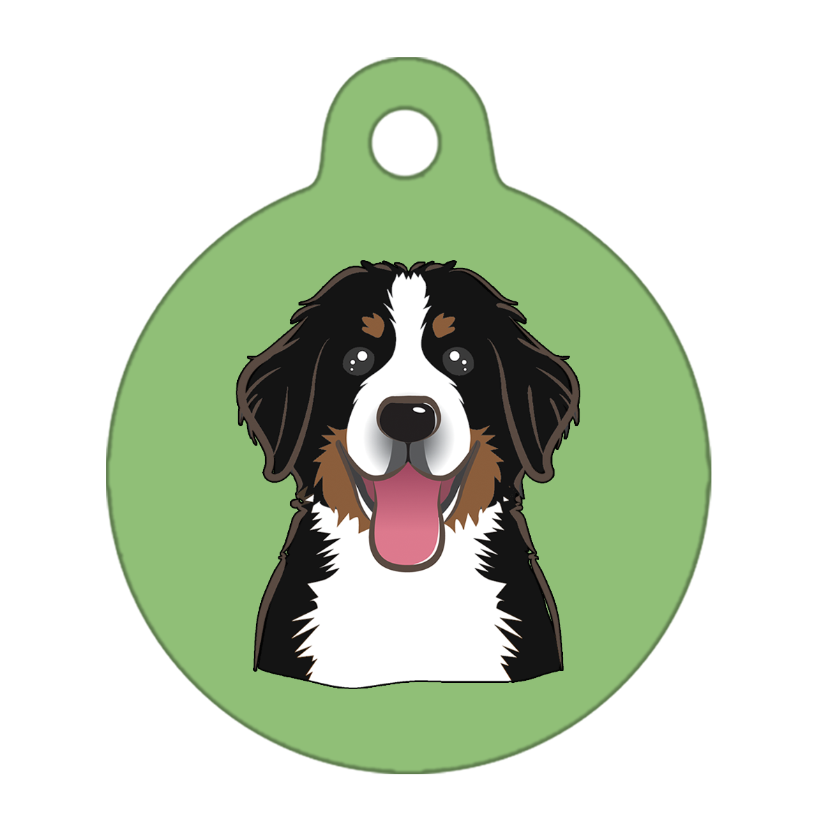 25mm Diameter Small Size - Bernese Mountain Dog