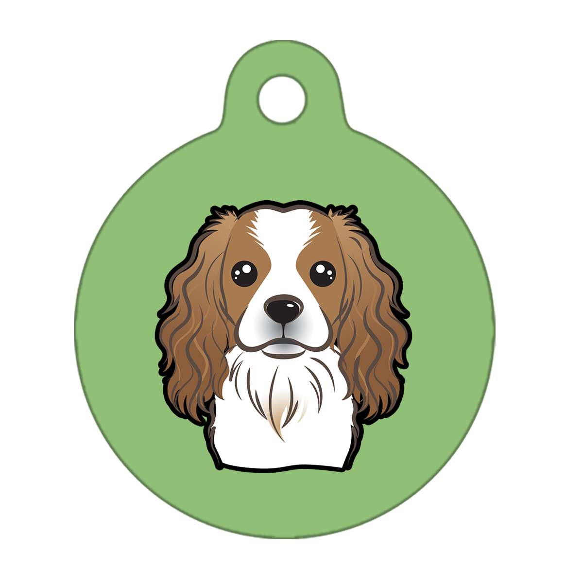 19mm Diameter Tiny Size - Cavalier King Charles Spaniel Dog