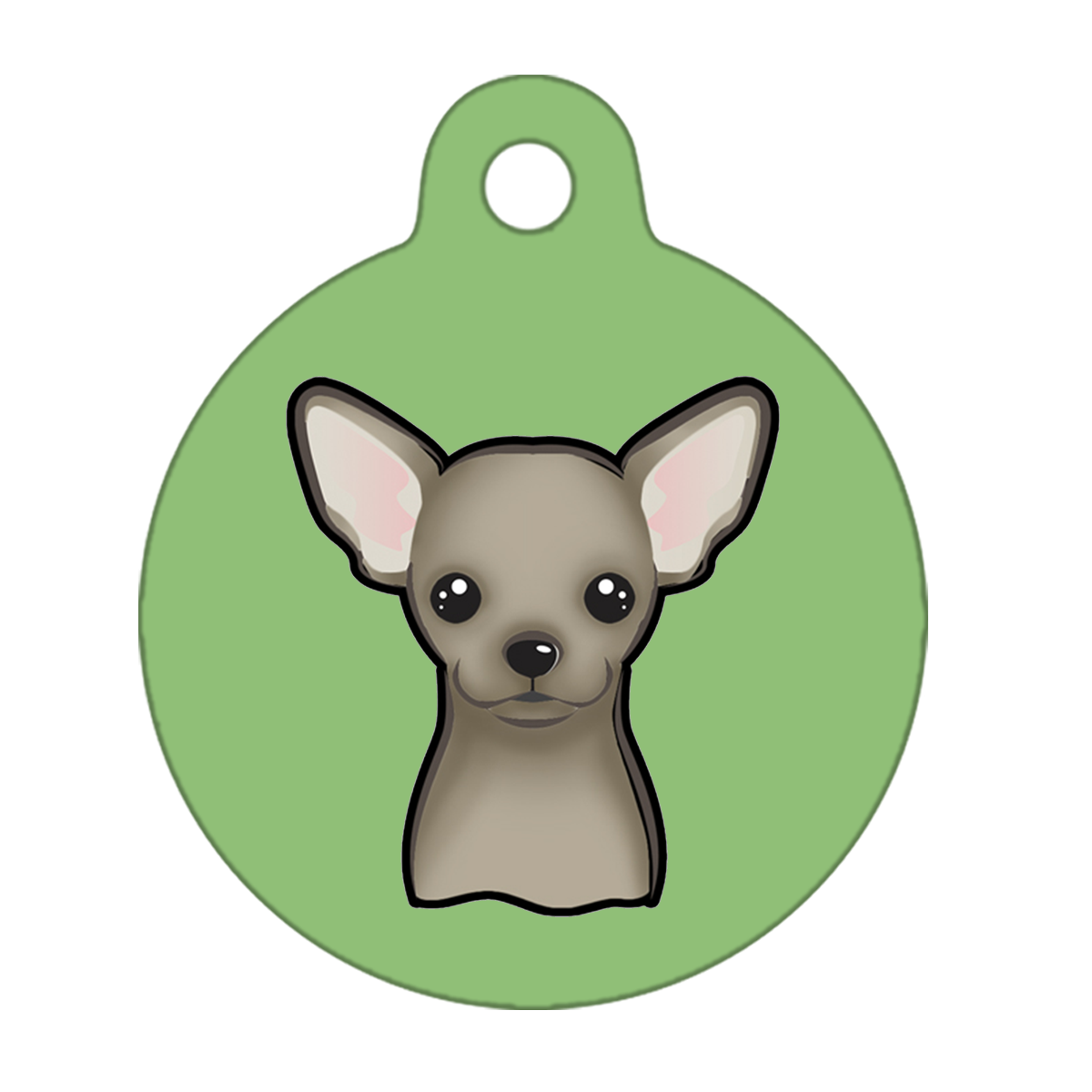 19mm Diameter Tiny Size - Chihuahua Dog