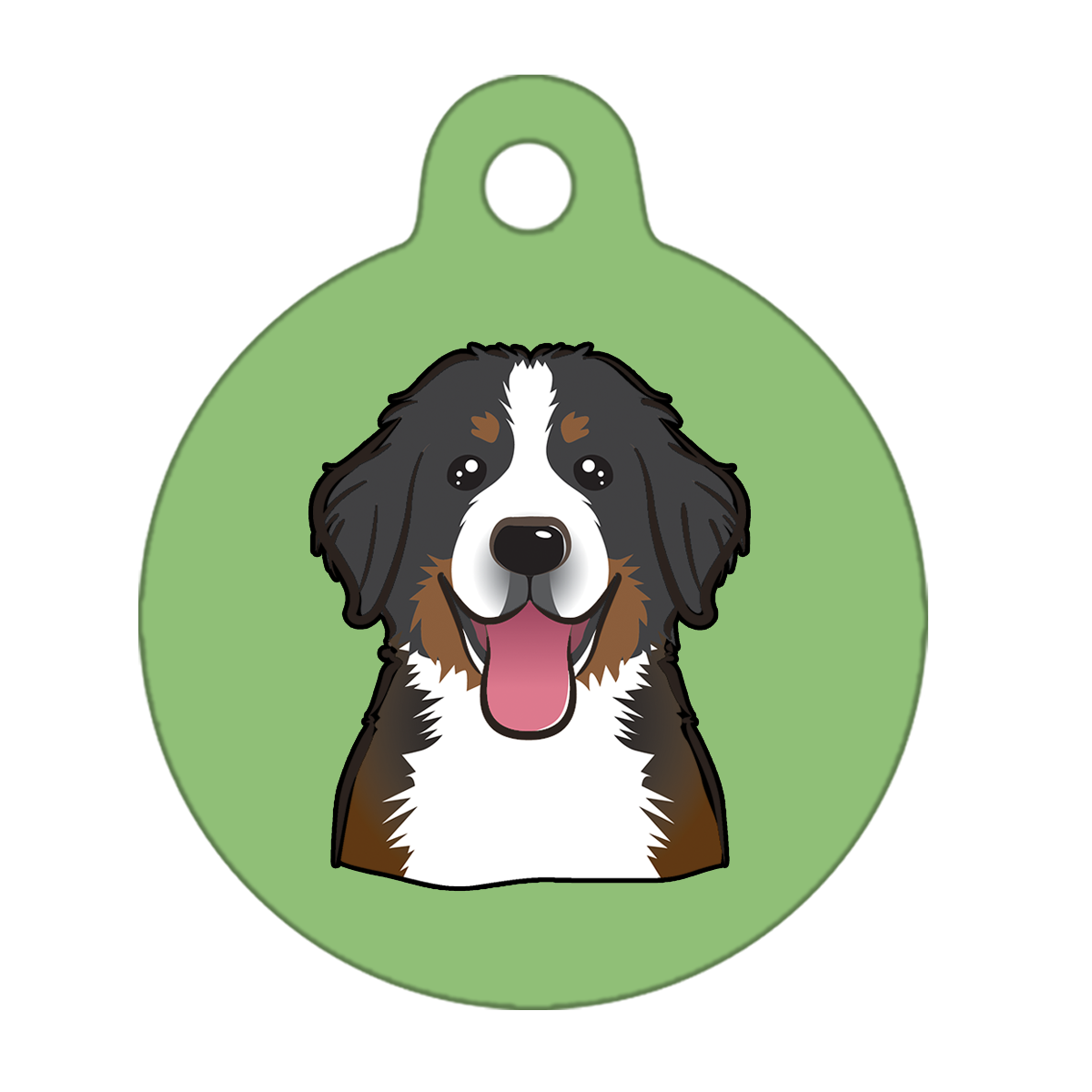 19mm Diameter Tiny Size - Bernese Mountain Dog