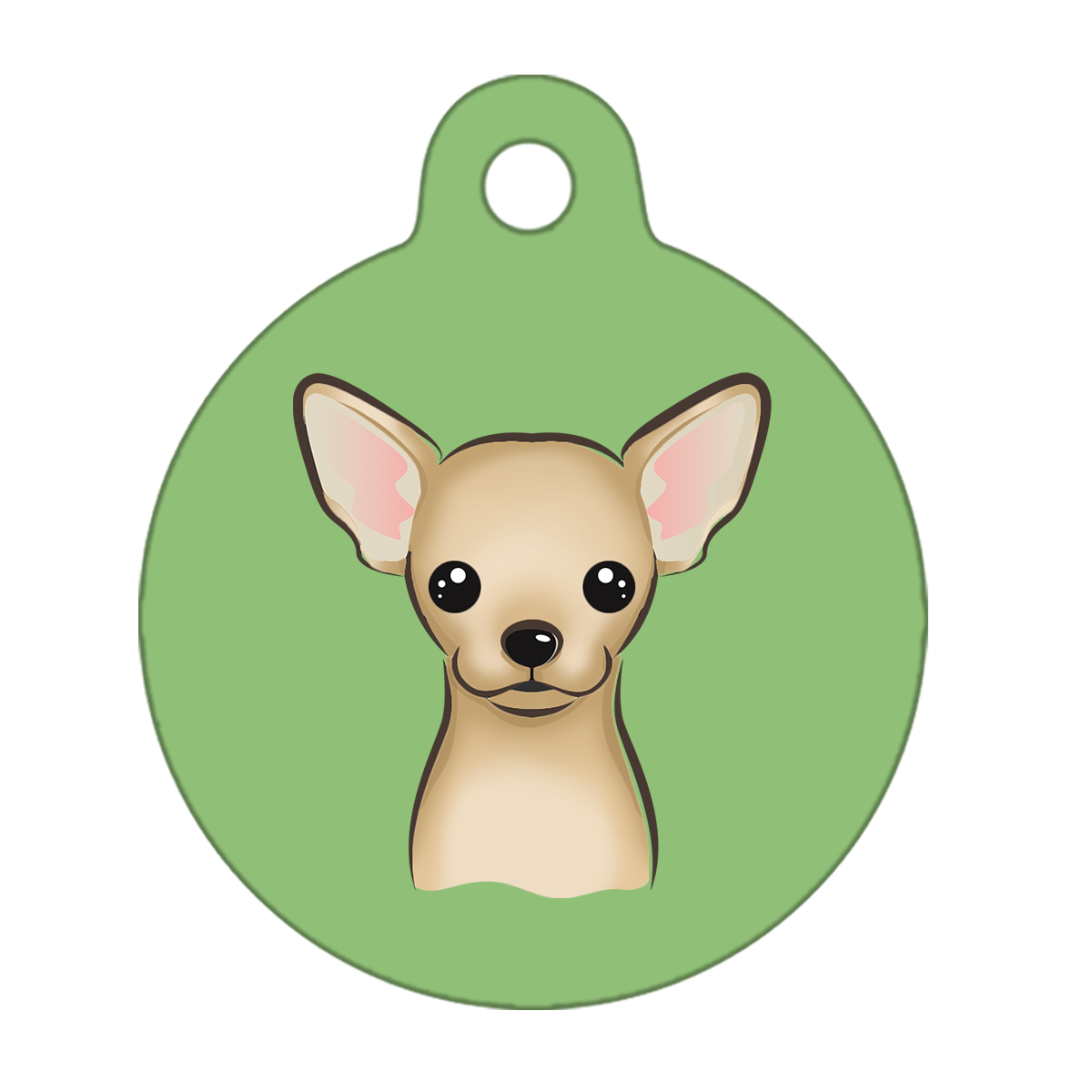 19mm Diameter Tiny Size - Chihuahua Dog