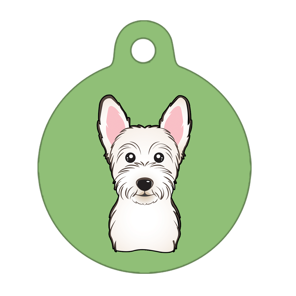 25mm Diameter Small Size - Scottish Terrier Dog