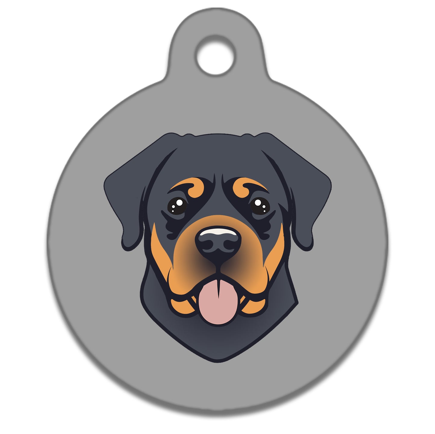 19mm Diameter Tiny Size - Rottweiler Dog