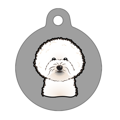 19mm Diameter Tiny Size - Bichon Frise Dog