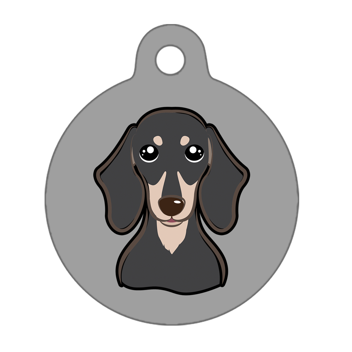 38mm Diameter Large Size - Dachshund Dog