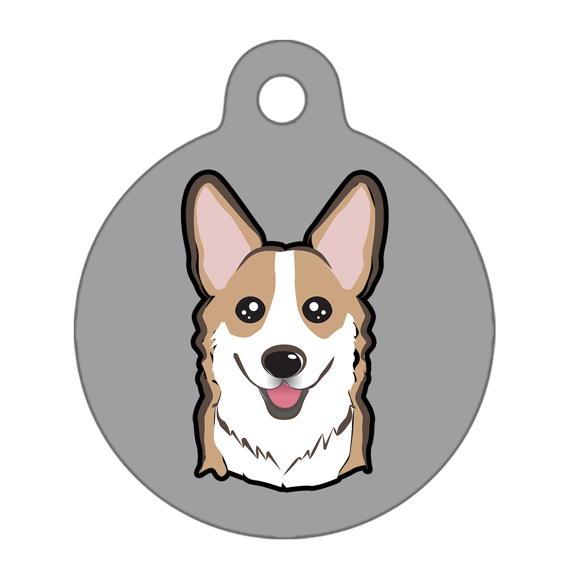 38mm Diameter Large Size - Corgi Dog