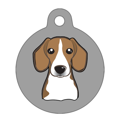 25mm Diameter Small Size - Beagle Dog