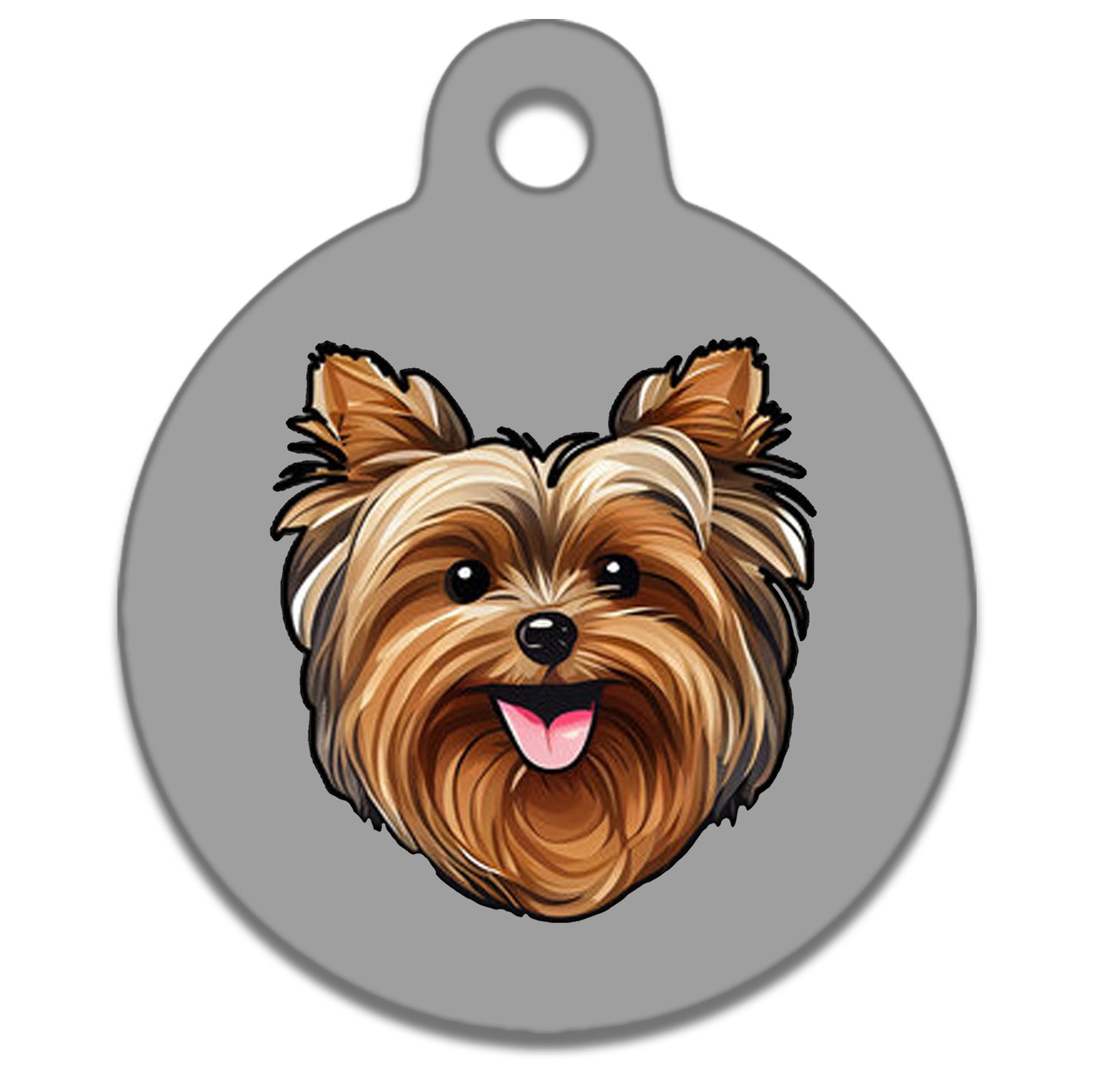 25mm Diameter Small Size - Yorkshire Terrier Dog