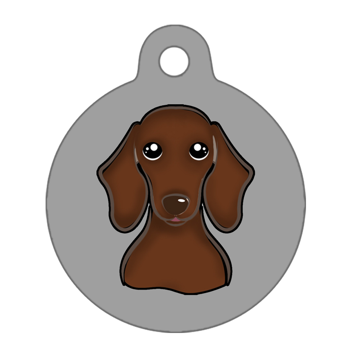 38mm Diameter Large Size - Dachshund Dog