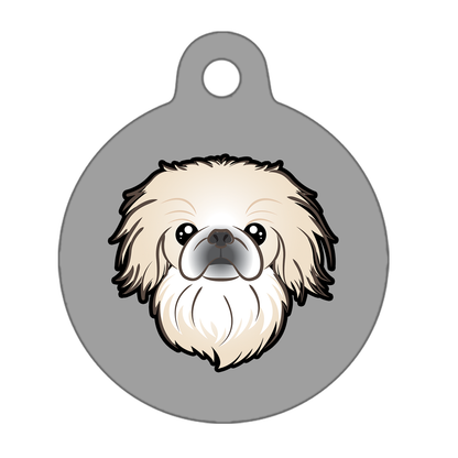 38mm Diameter Large Size - Pekingese Dog