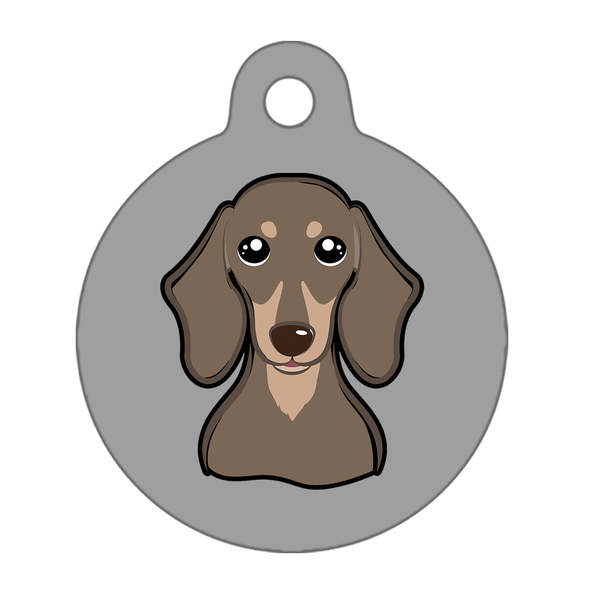 38mm Diameter Large Size - Dachshund Dog