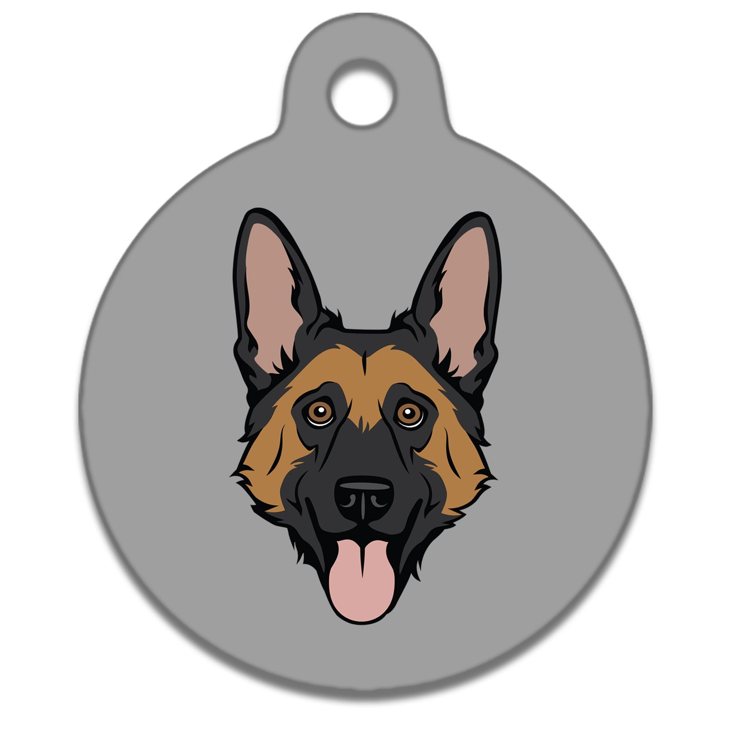 19mm Diameter Tiny Size - German Shepherd Dog