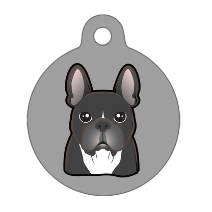 38mm Diameter Large Size - French Bulldog Design