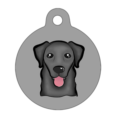 19mm Diameter Tiny Size - Labrador Dog