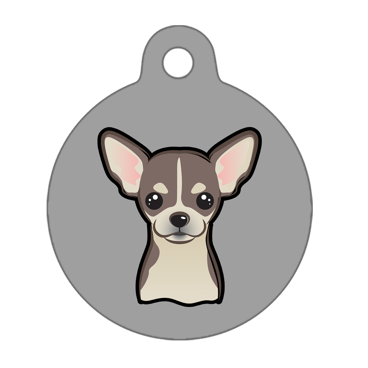 19mm Diameter Tiny Size - Chihuahua Dog