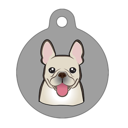 38mm Diameter Large Size - French Bulldog Design