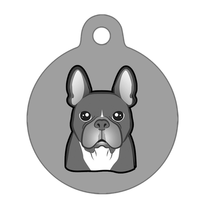 38mm Diameter Large Size - French Bulldog Design