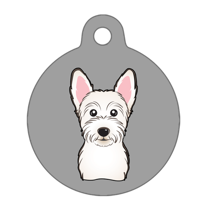 25mm Diameter Small Size - Scottish Terrier Dog