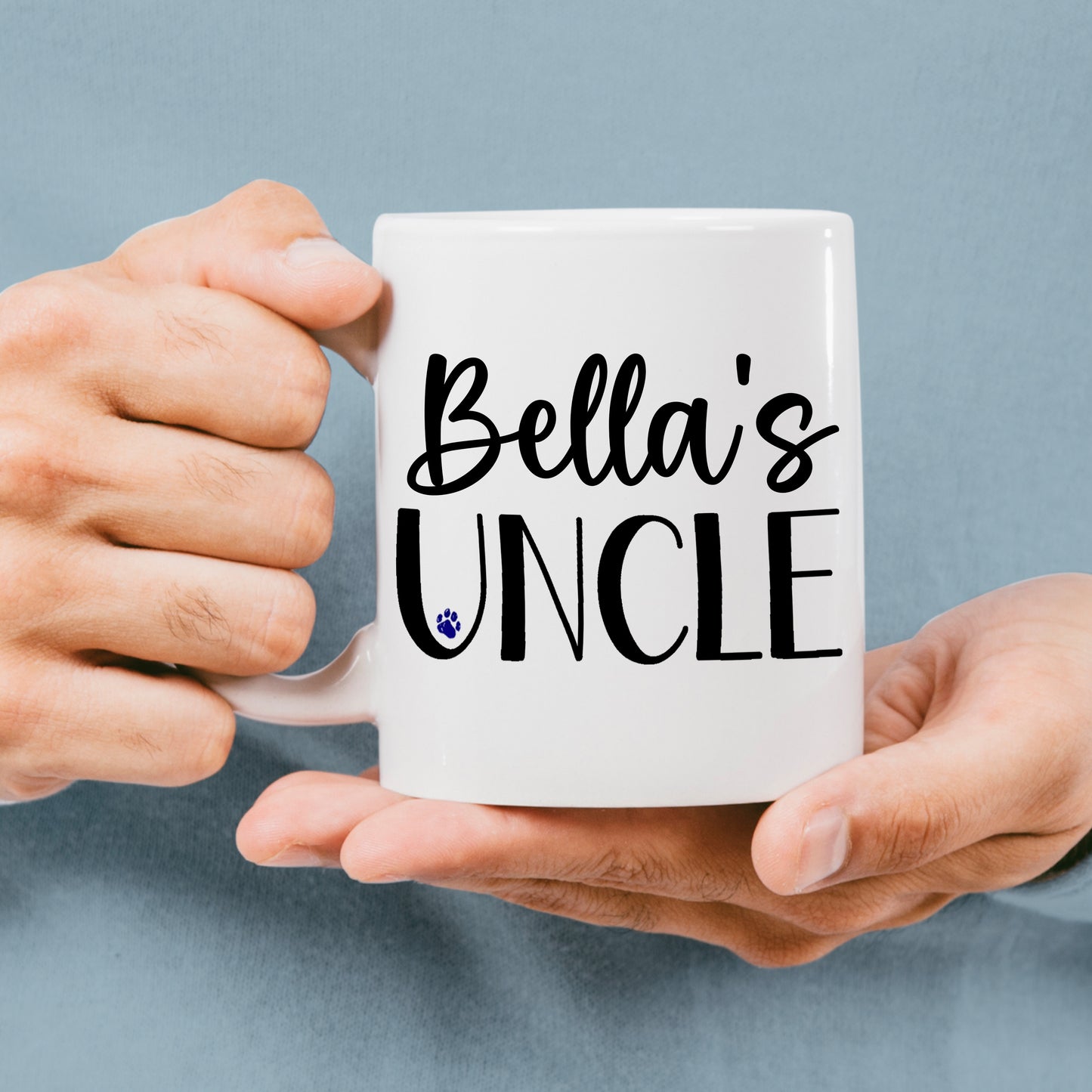 Cat Uncle Mug Any Name & Custom Photo