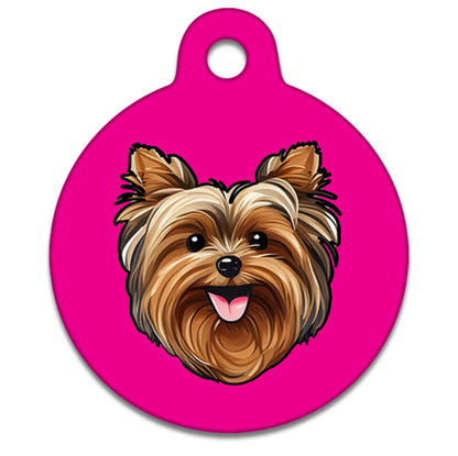 25mm Diameter Small Size - Yorkshire Terrier Dog