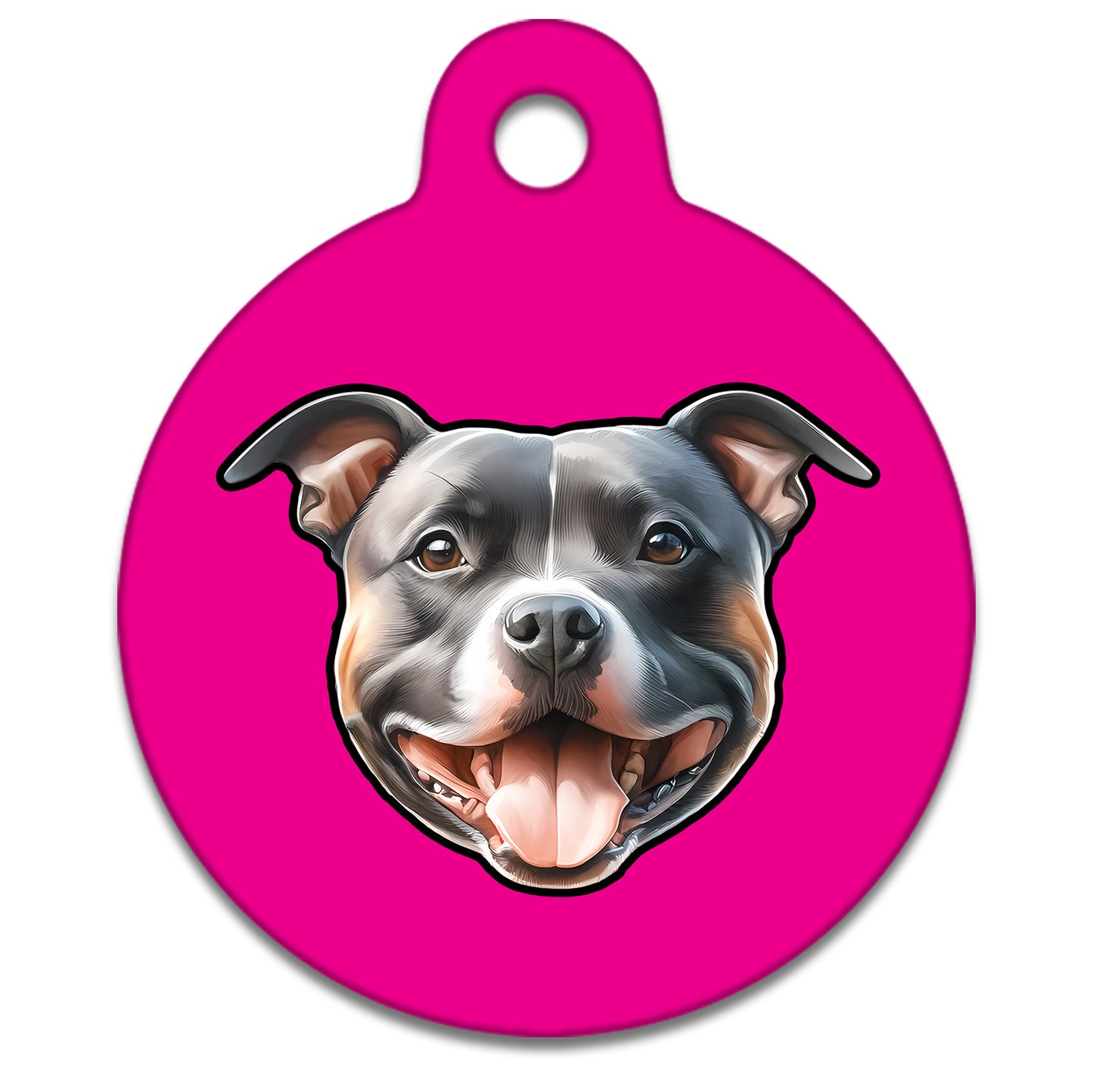 31mm Diameter Medium Size - Staffie Dog