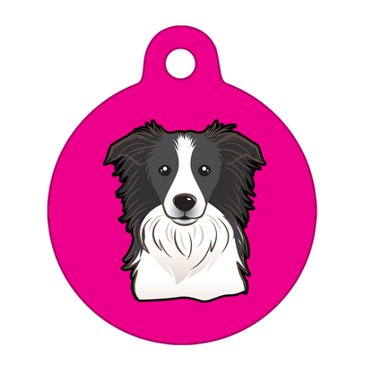 38mm Diameter Large Size - Border Collie Dog