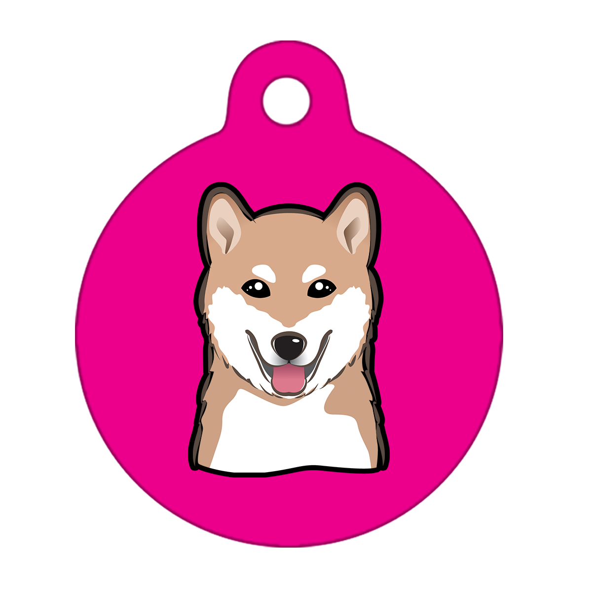 19mm Diameter Tiny Size - Shiba Inu Dog