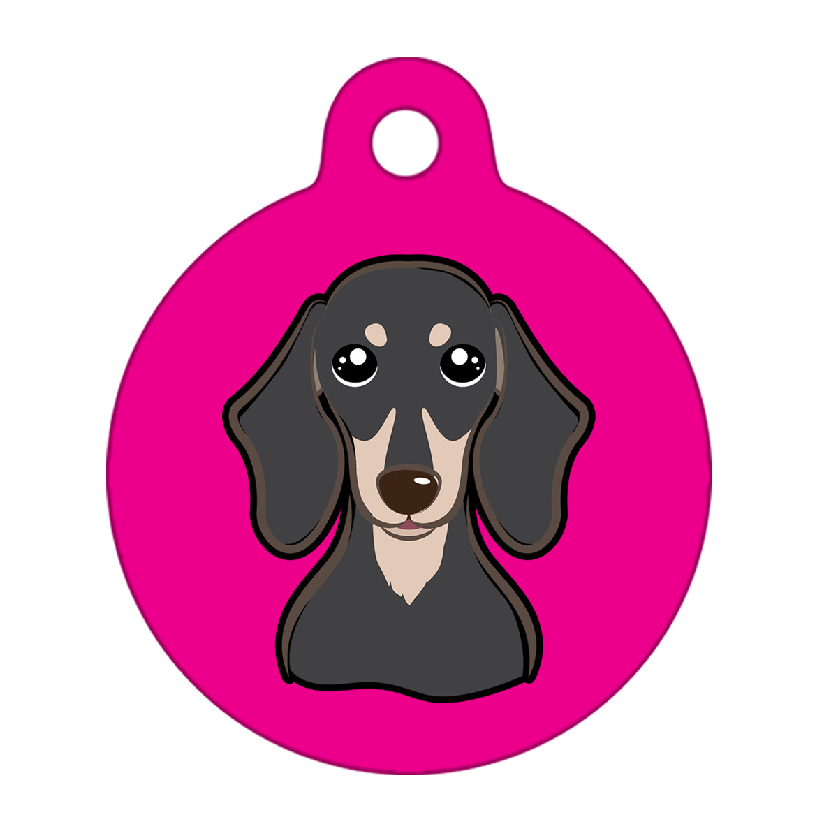 38mm Diameter Large Size - Dachshund Dog