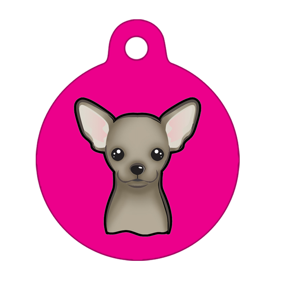 19mm Diameter Tiny Size - Chihuahua Dog