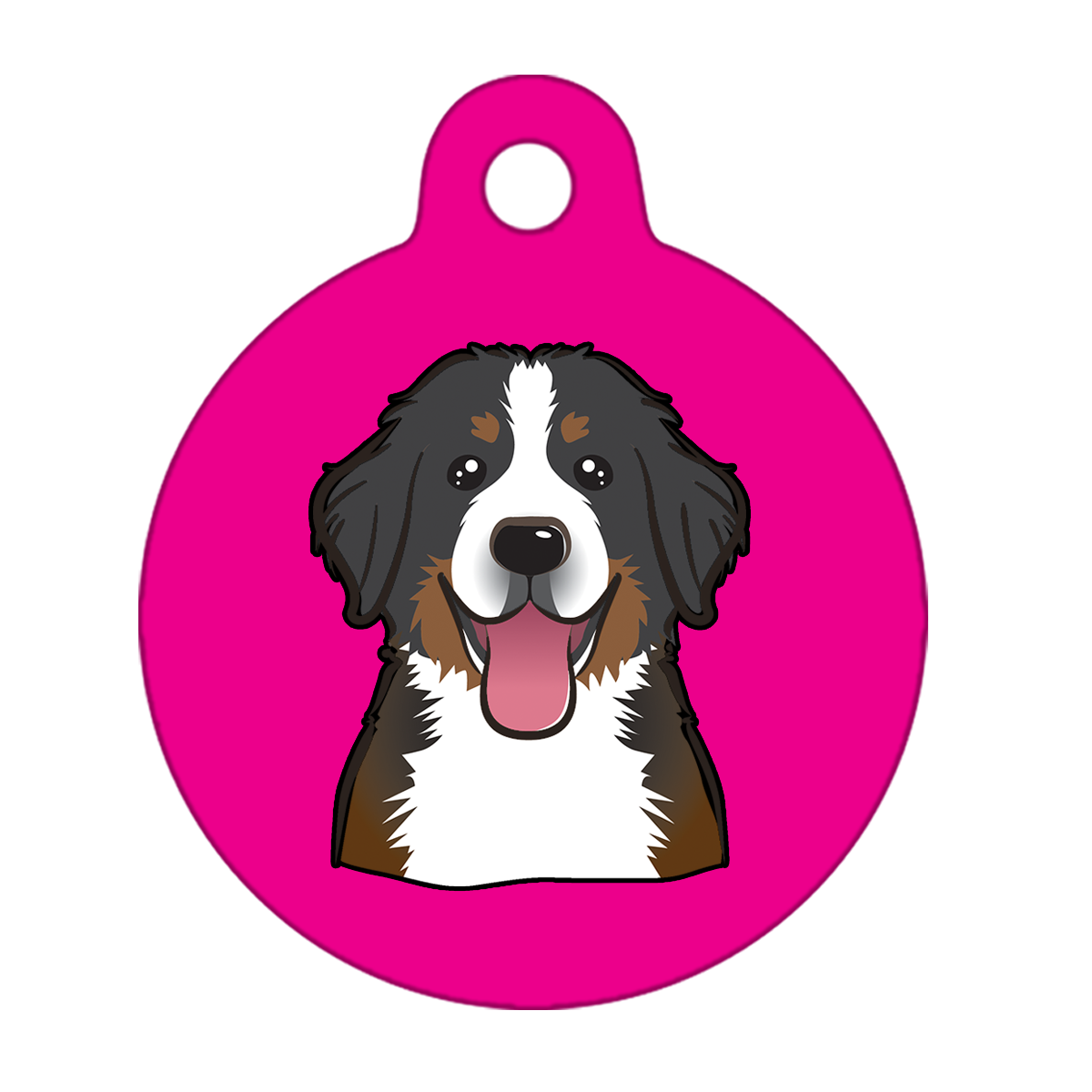 19mm Diameter Tiny Size - Bernese Mountain Dog