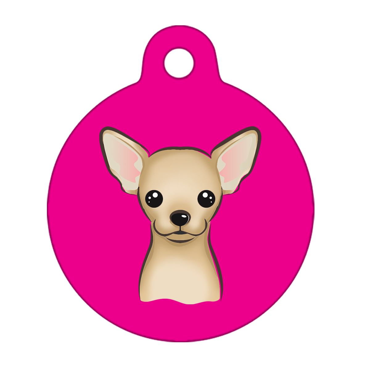 19mm Diameter Tiny Size - Chihuahua Dog