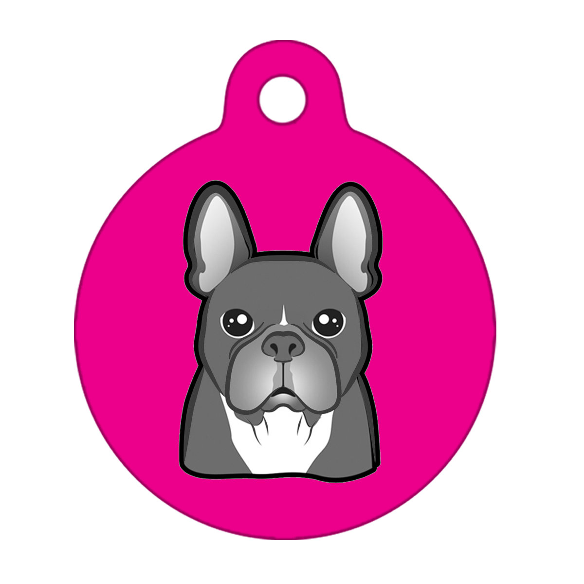 38mm Diameter Large Size - French Bulldog Design