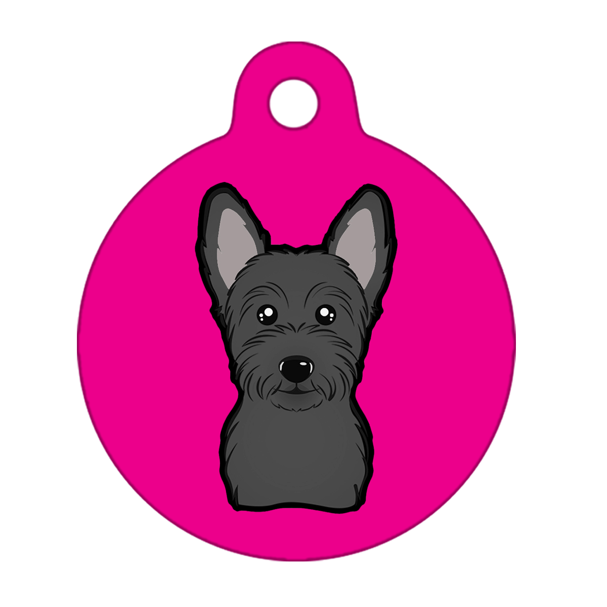 25mm Diameter Small Size - Scottish Terrier Dog