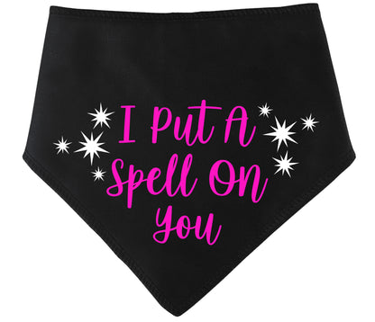 I Put A Spell On You Dog Bandana