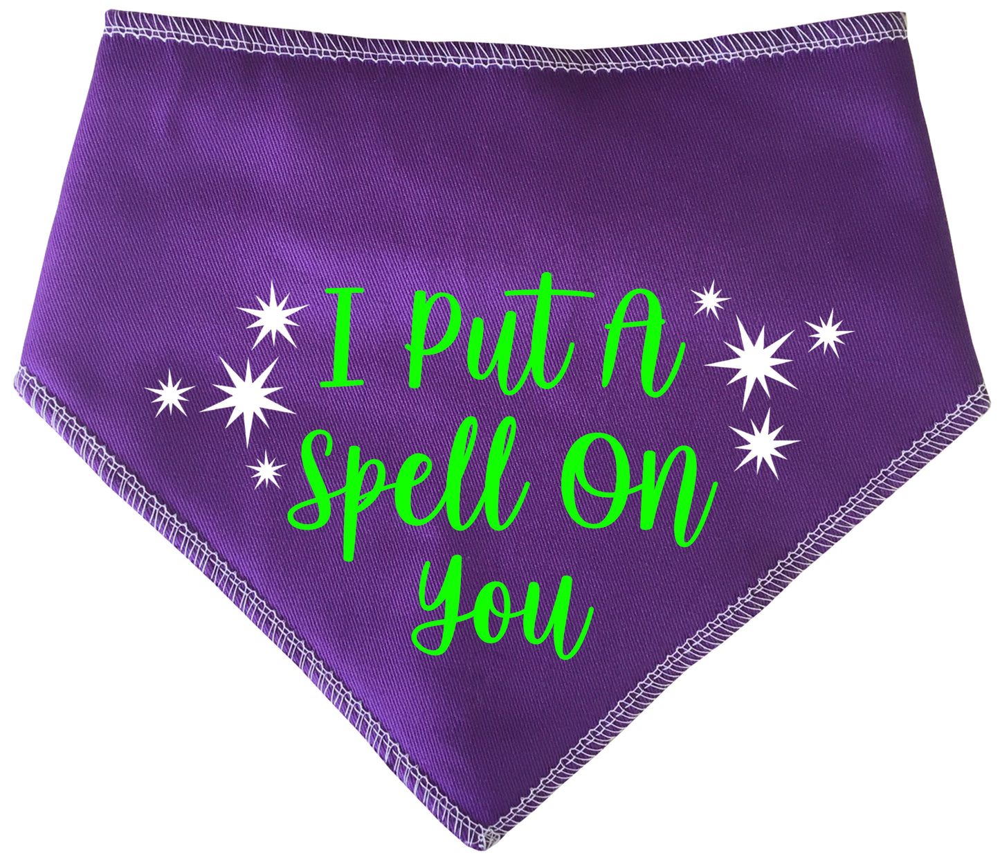 I Put A Spell On You Dog Bandana