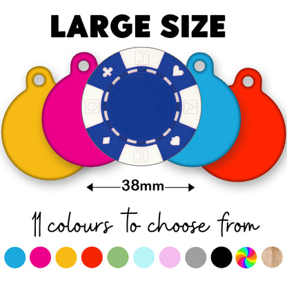 38mm Diameter Large Size - Border Collie Dog