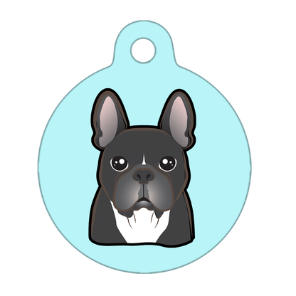 38mm Diameter Large Size - French Bulldog Design